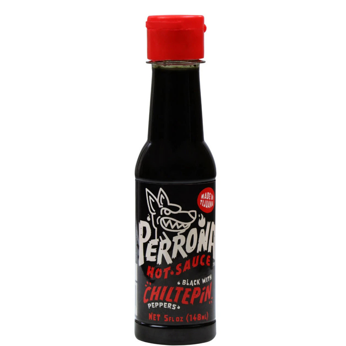 Salsa La Perrona NEGRA Chiltepin 5 Oz
