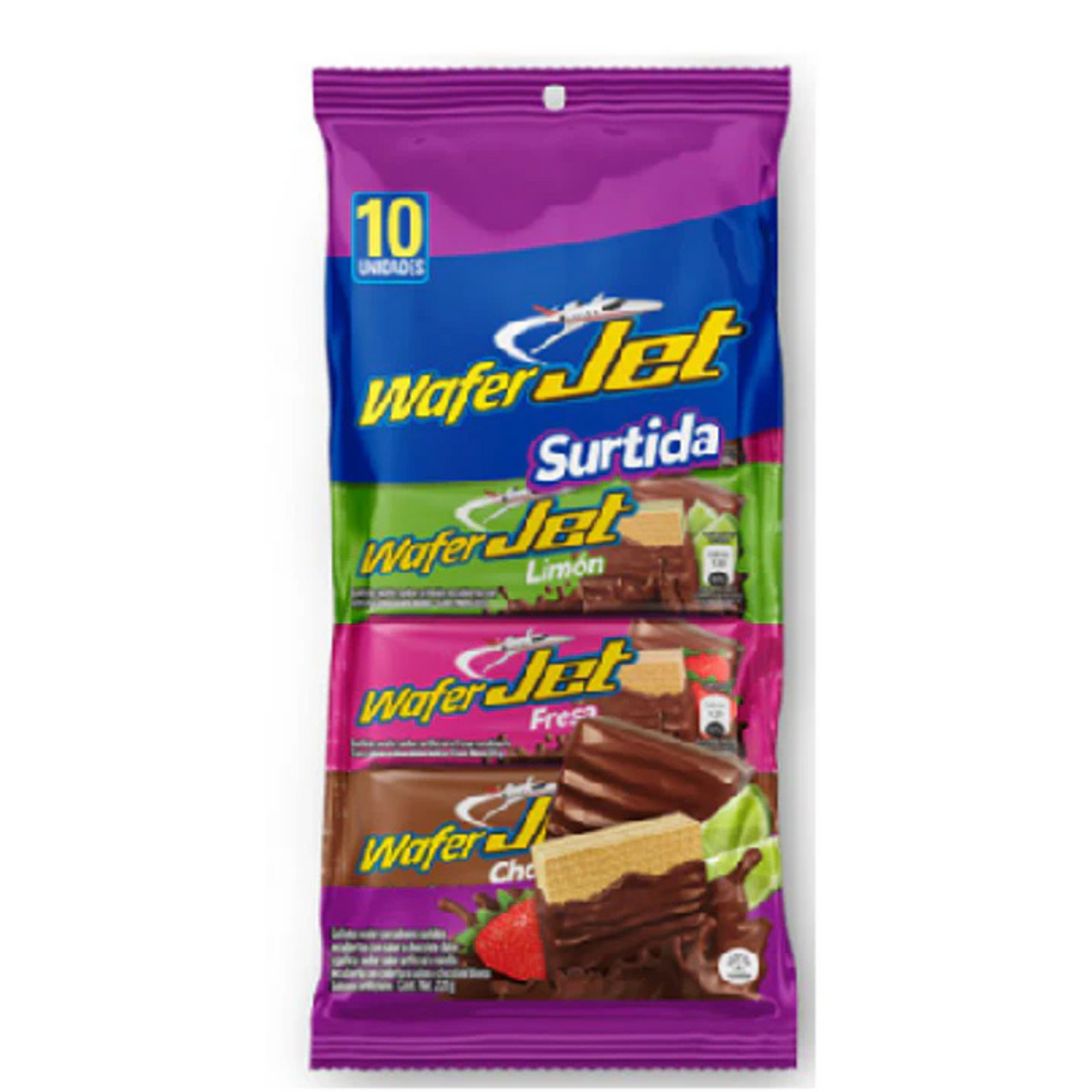 Wafer Jet Surtida 10 ud.
