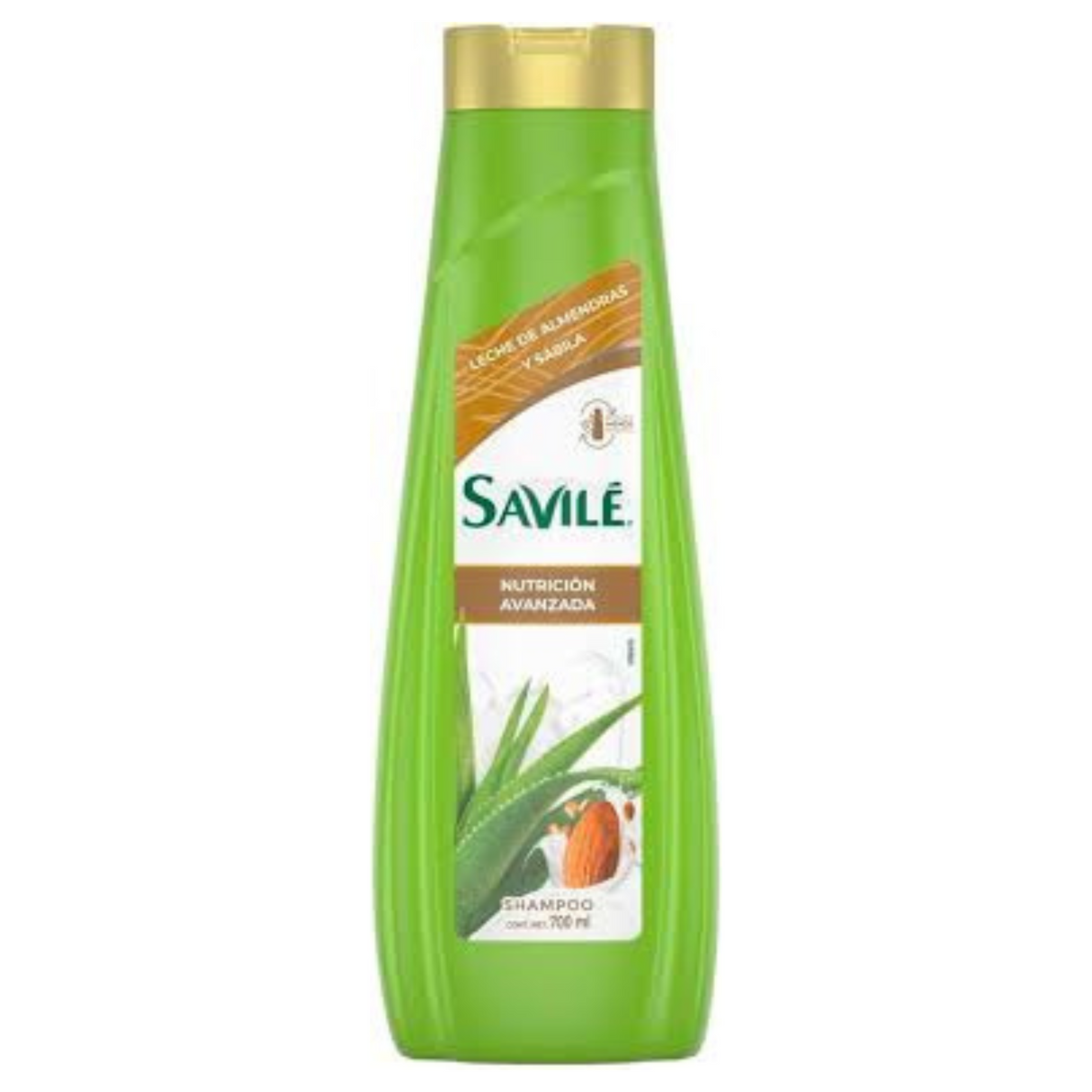 Champú Savile Leche de Almendras y Aloe Vera 700mL / Shampoo Savile Leche de Almendras y Sábila 700mL