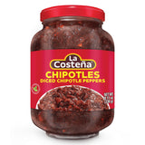 La Costeña Chiles Chipotles Cortados en Cubitos 7 Chiles Chipotles en Cubitos La Costeña 8.11oz