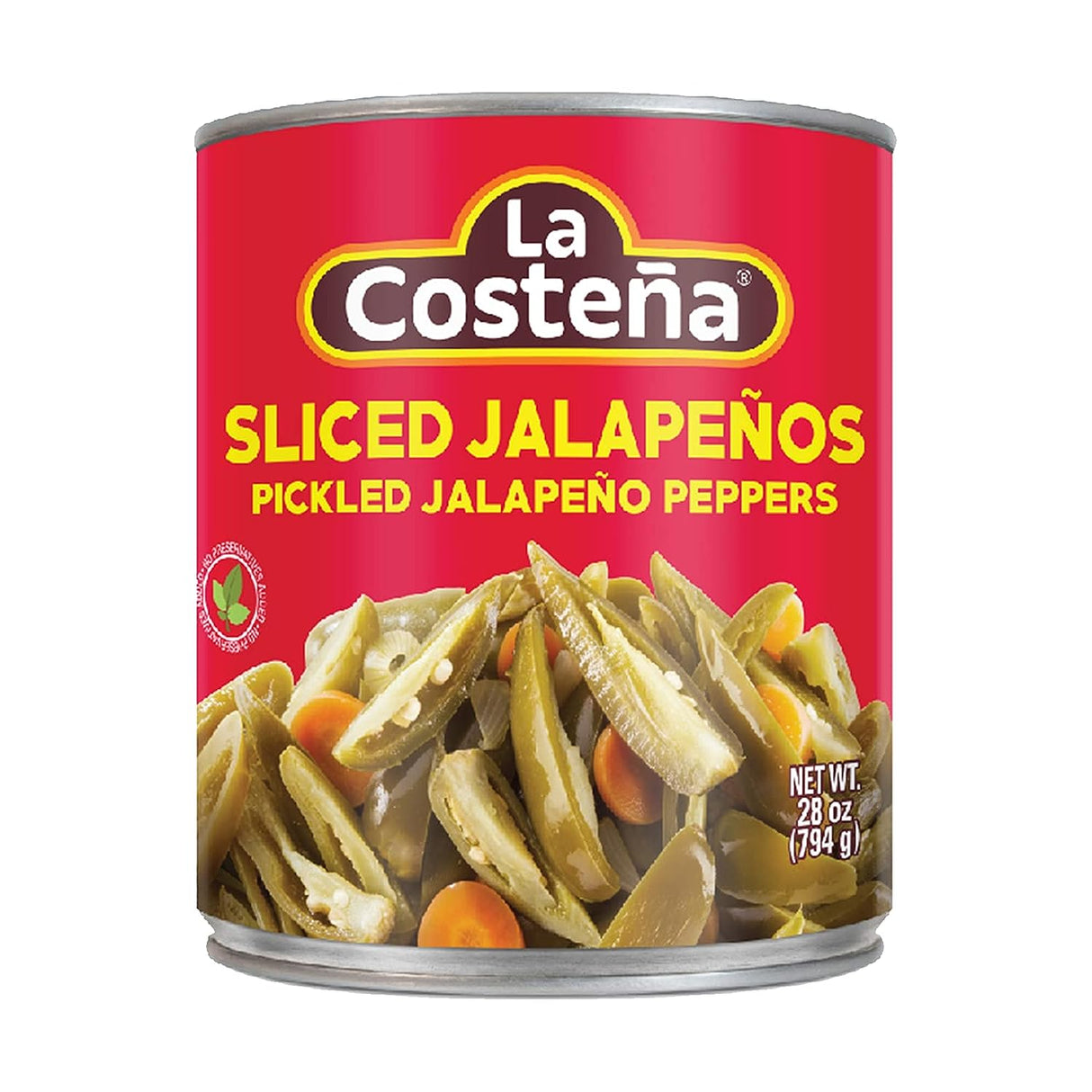 Jalapeños en rodajas La Costeña, 28 Oz / Jalapeños en rodajas La Costeña, 28 oz
