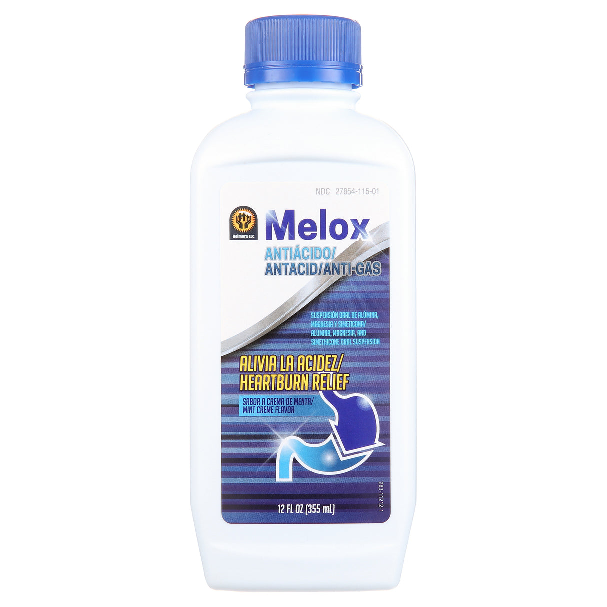 Melox Antiácido y Antigases 12 fl. oz. / 355 ml. / Melox Antiácido 