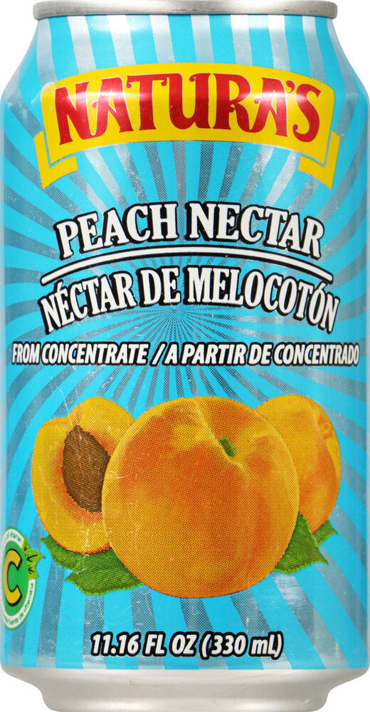Natura's Peach Nectar 11.1 oz. 24 pck