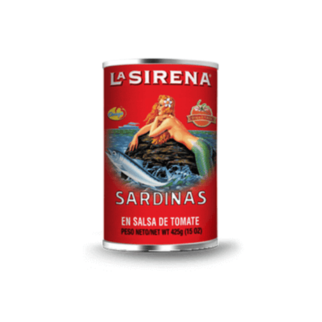 Sardinas La Sirena en Salsa de Tomate, 15 onzas