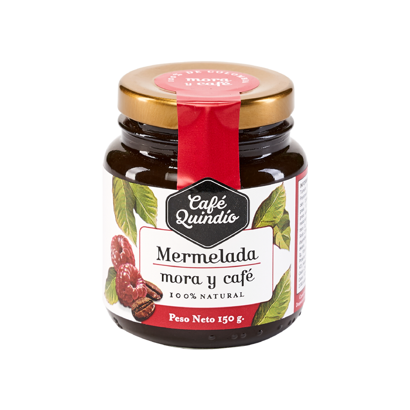 Cafe Quindio Blackberry Jam with Coffee 150g