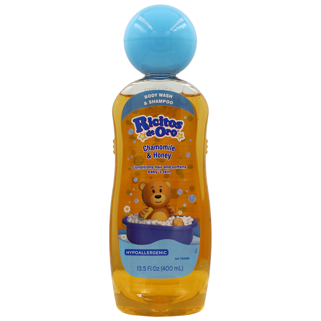 Ricitos De Oro Body Wash and Shampoo 2 in 1, 13,5 fl oz / Ricitos De Oro Gel de baño y Champú 2 in 1, 13,5 fl oz