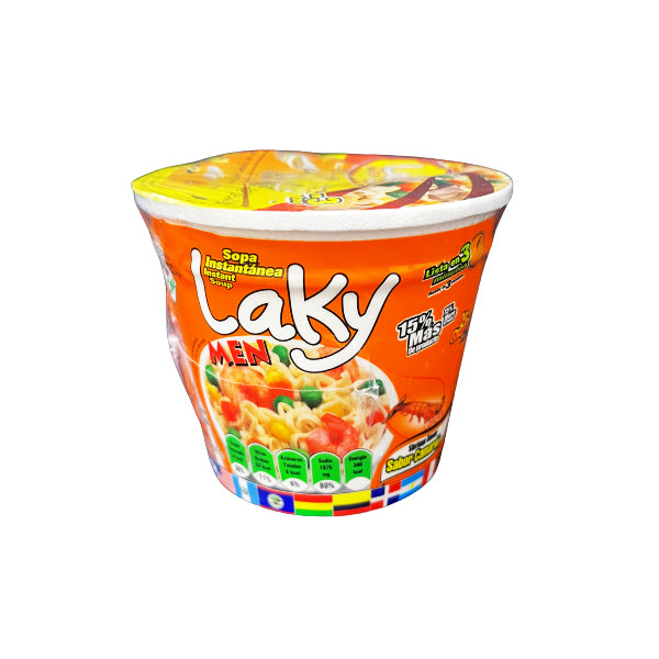 Laky Men Sopa de Camaron Instantanea  2.65 oz. / 75 g.
