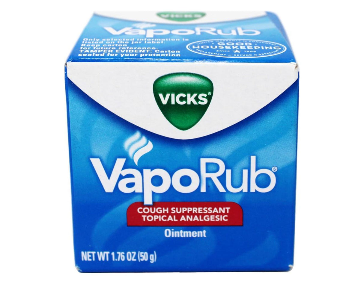 Ungüento supresor de la tos Vicks VapoRub 1.76 oz. / 50 gr. 