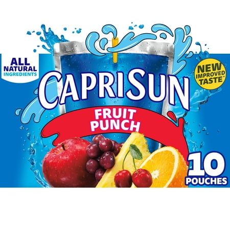 Ponche de frutas Capri Sun, 10 unidades.