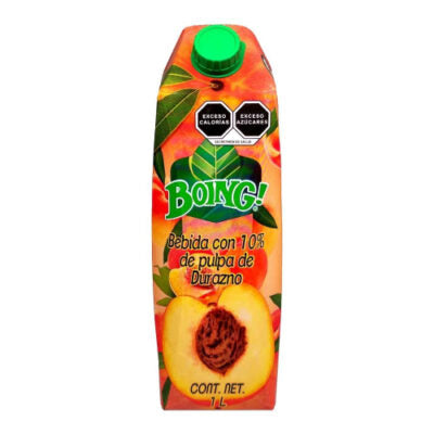 Boing Peach 1 lt./Melocotón Boing 1 lt.