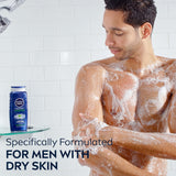 NIVEA MEN Gel de baño de máxima hidratación con aloe vera, botella de 16,9 fl oz / gel de baño de máxima hidratación con aloe vera 