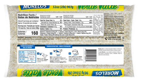 Verde Valle Morelos Rice, 32 oz / ARROZ VERDE VALLE