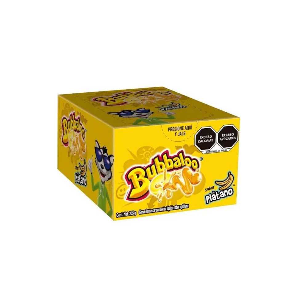 Bubbaloo Goma de Mascar Sabor Platano 50 uds. - 255 Grs. / Bubbaloo Goma de Mascar Sabor Platano 50 uds. - 255 Grs.