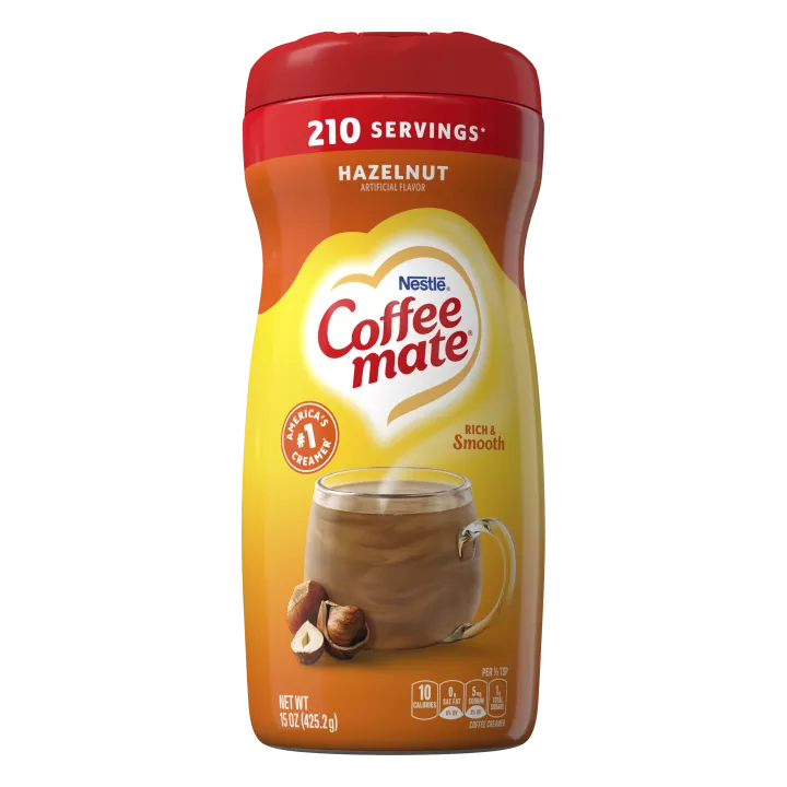 Coffe Mate Hazelnut 15 oz./Café Mate Avellana