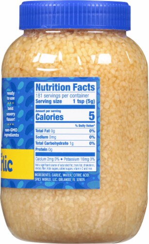 Spice World Ajo Picado sin Grasa 32 oz-32 oz 