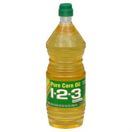Aceite de maíz puro 1-2-3 33,8 fl oz