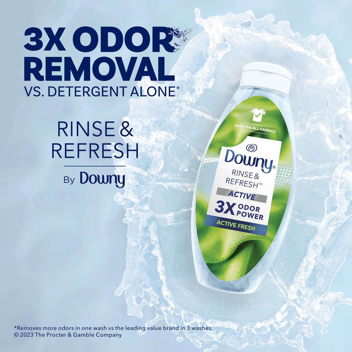Downy Rinse &amp; Refresh Fresh Active Odor Eliminator and Fabric Softener / Downy Rinse &amp; Refresh Eliminador activo de olores y suavizante de telas 