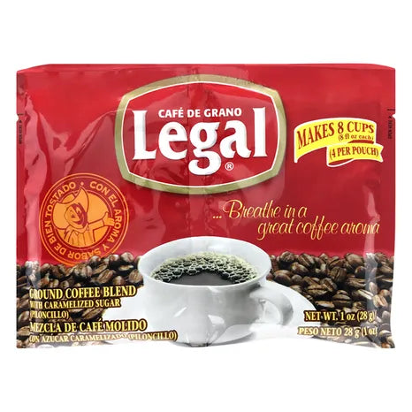 Legal Ground Blend W/Azúcar Caramelizada 1 oz./Mezcla molida legal con azúcar caramelizada