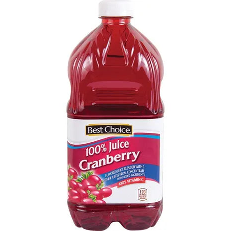 Best Choice Cranberry Juice 64 oz./ La mejor elección de jugo de arándano