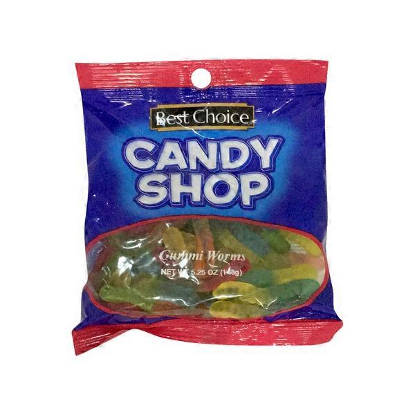 Gusanos de gomita de la mejor elección, 5,25 oz.