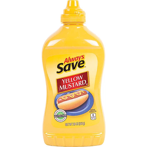 Always Save Squeeze Mustard 20 Oz/Siempre Guarde Mostaza Exprimida