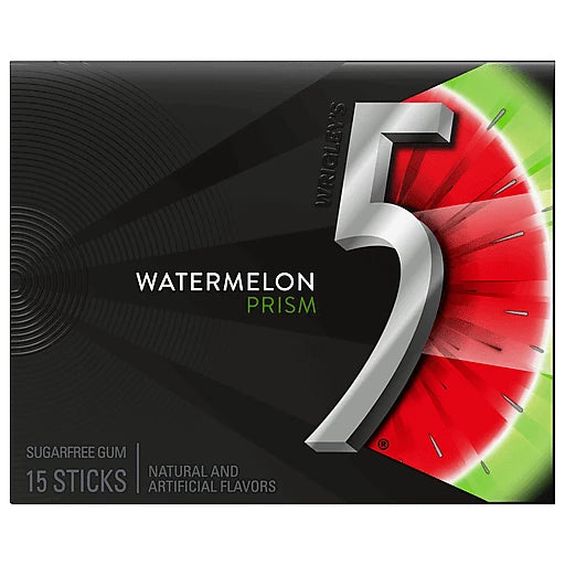 Wrigleys 5 Watermelon Prism 15 ct