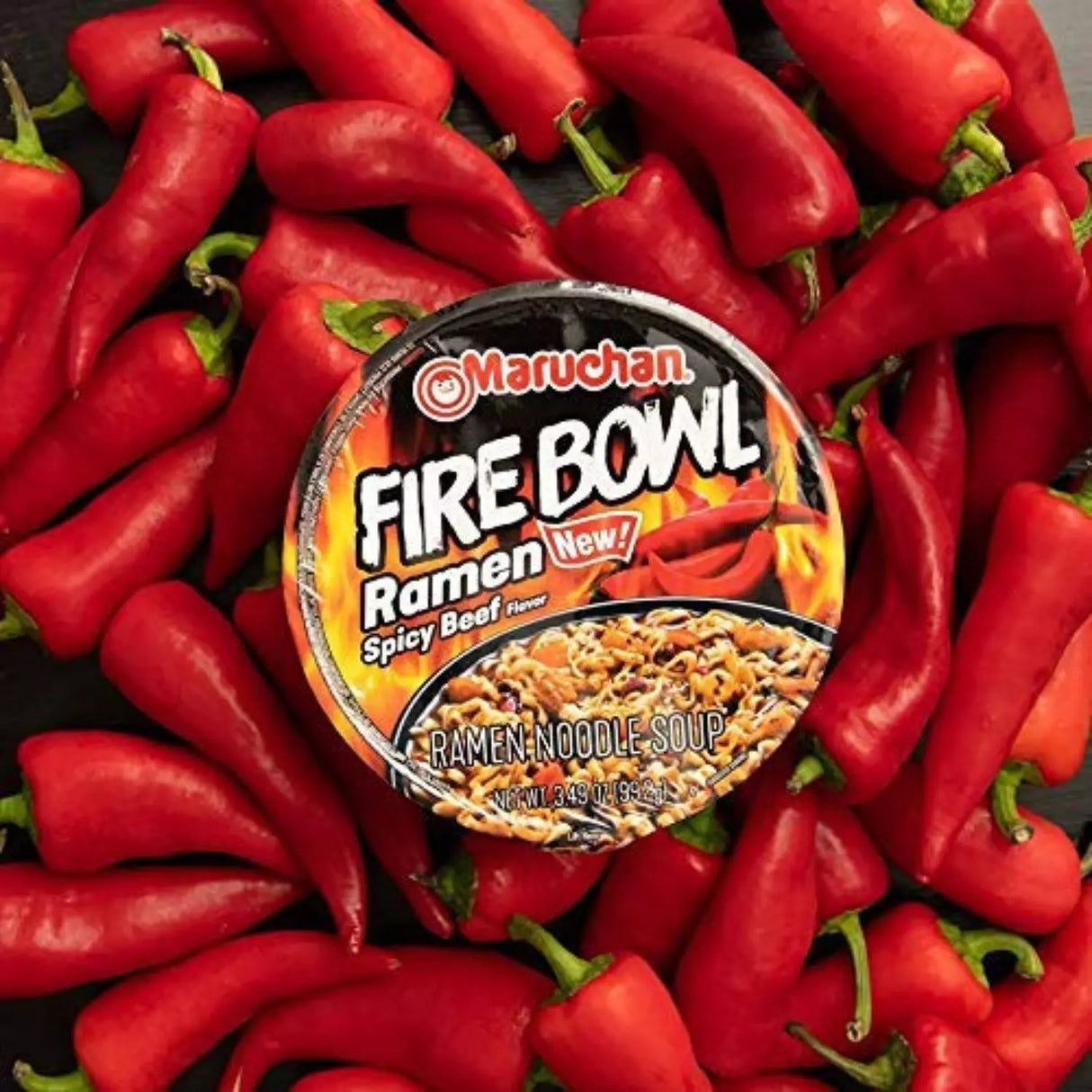 Maruchan Fire Bowl Ramen Carne Picante 3,49 oz / Maruchan Fire Bowl Carne Picante 3,49 oz.