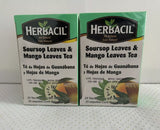 50 Té de Guanábana y Hojas de Mango Herbacil Guanabana 25 Bolsitas x 2