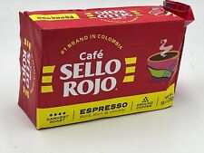 Sello Rojo Café Espresso 100% Colombiano Tostado Oscuro 10 oz.